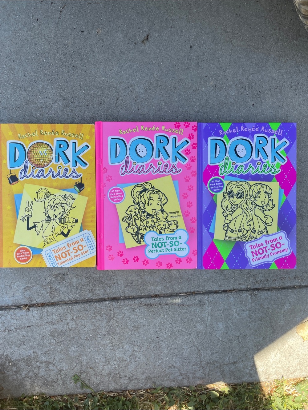 Dork Diaries by Rachel Russell lot- 3 books